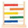 Five-Row Wooden Abacus for Children's Math and Puzzle Learning