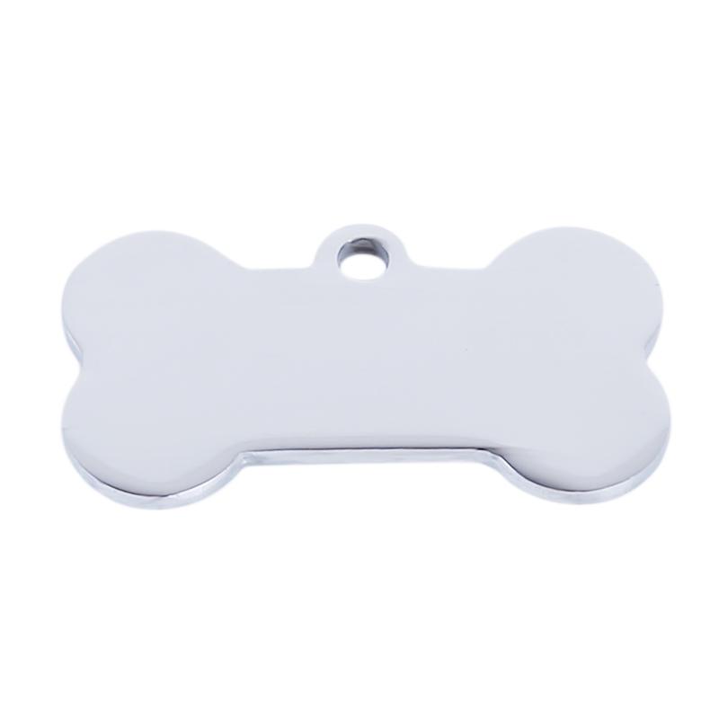 3/10pcs cat dog ID tag dog Personalized Stainless steel Collar bone pet Charm Pet name pendant Bone Necklace Collar Puppy plate