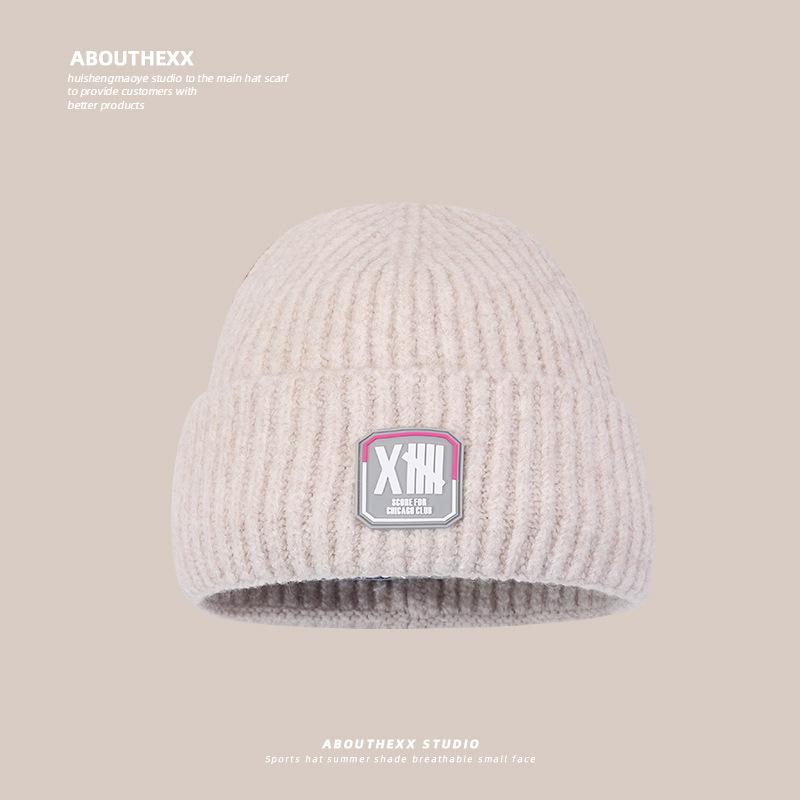 Hats for Women Warm Knitted Hats  Korean Style  Fashionable and Versatile Student Outdoor Cold Wool Hats  Japanese Cold Hats  Men