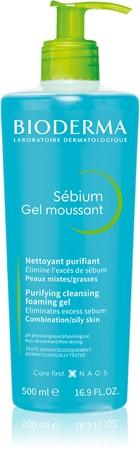 

Bioderma Sébium Gel Moussant cleansing gel for oily and combination skin TU прозрачный