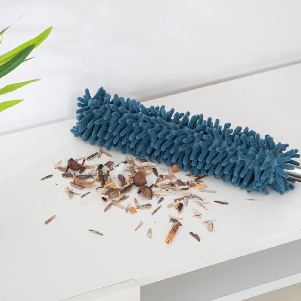 1pc Extendable Handle Duster Telescopic Dust Brush Cobweb Brush Clean Flooring Ceilings Computer Tv Cobweb Mites Gap Dust Tool