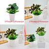 Artificial Green Plant Flower Pot With Silk And Plastic Material For Home Decor And Balcony Display