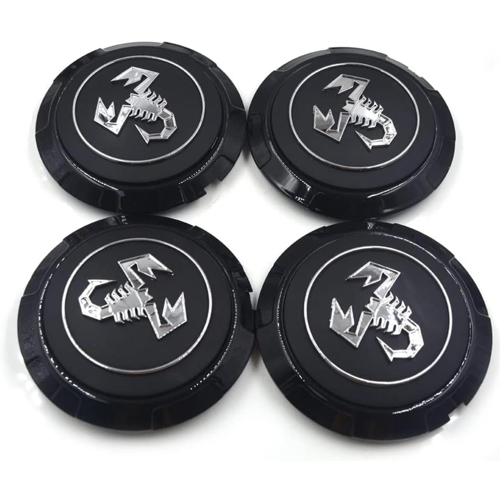 133mm Car Wheel Hub Center Cap Emblem Sticker for Fiat Abarth 500 500C 500L 500X Tipo Panda Punto Doblo Palio Stilo 4pcs
