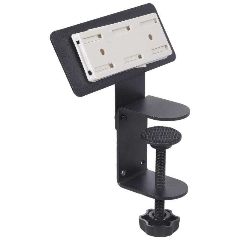 

Power Panel Mount with Adjustable Desk Clamp Secure Under Desk Storage Solution for 0.39-1.96inch Tabletops Black 1