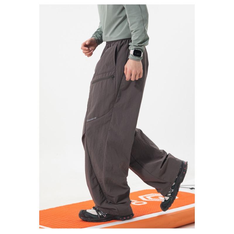 Pantaloni Cargo da Uomo Larghi Dritti Impermeabili Funzionali per Outdoor Casual Escursionismo