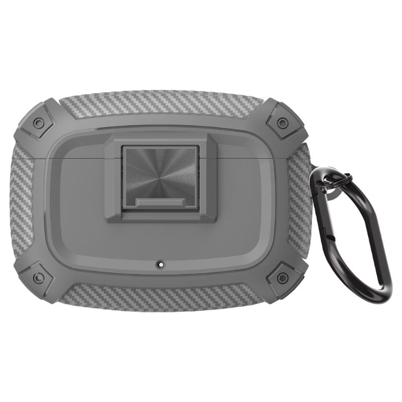 Durability TPU Carbon Fiber Cover for Studio Buds/+ Earbuds AntiShock Shell with Easy Access Charging Port Shell