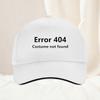 Error  Costume Not Found Halloween Funny Coding Coder Baseball Cap Fashion Unisex and Women Visors Hat Birthday Gifts