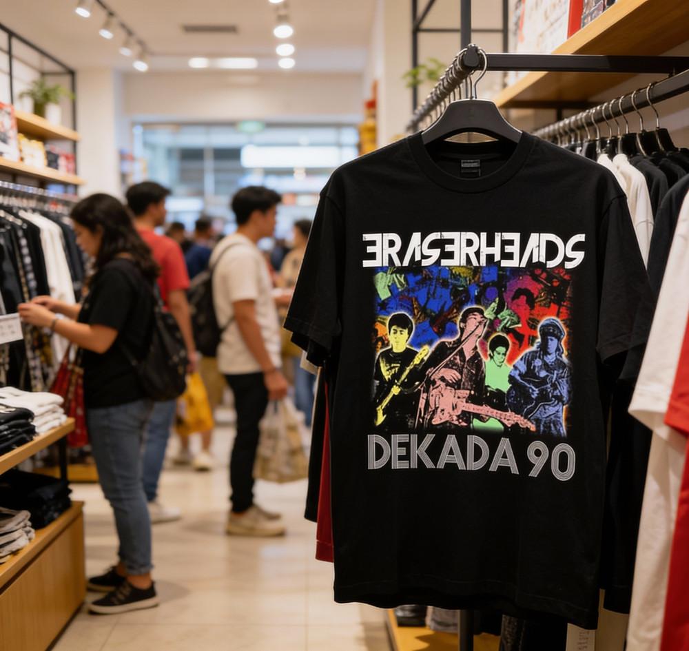 

Eraserheads Dekada 90 Cotton Black All Size Men Women Shirt Unisex T-Shirt XL