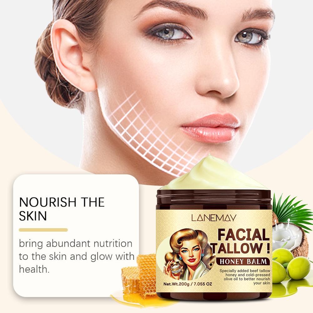 200g Tallow Honey Moisturizer. Made For Dry Skin. Long-lasting Moisturizing For Skin. Non-greasy Suitable For Daily Life