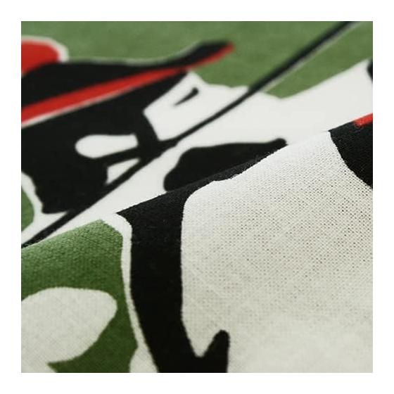 Somen Anbo Tenugui "Yabusame Shinji" - Hand-dyed 100% Cotton, Tokuoka Fabric, Made In Japan, 35cm X 100cm - Archer, Fan Shape, Seasonal Flowers, Wave
