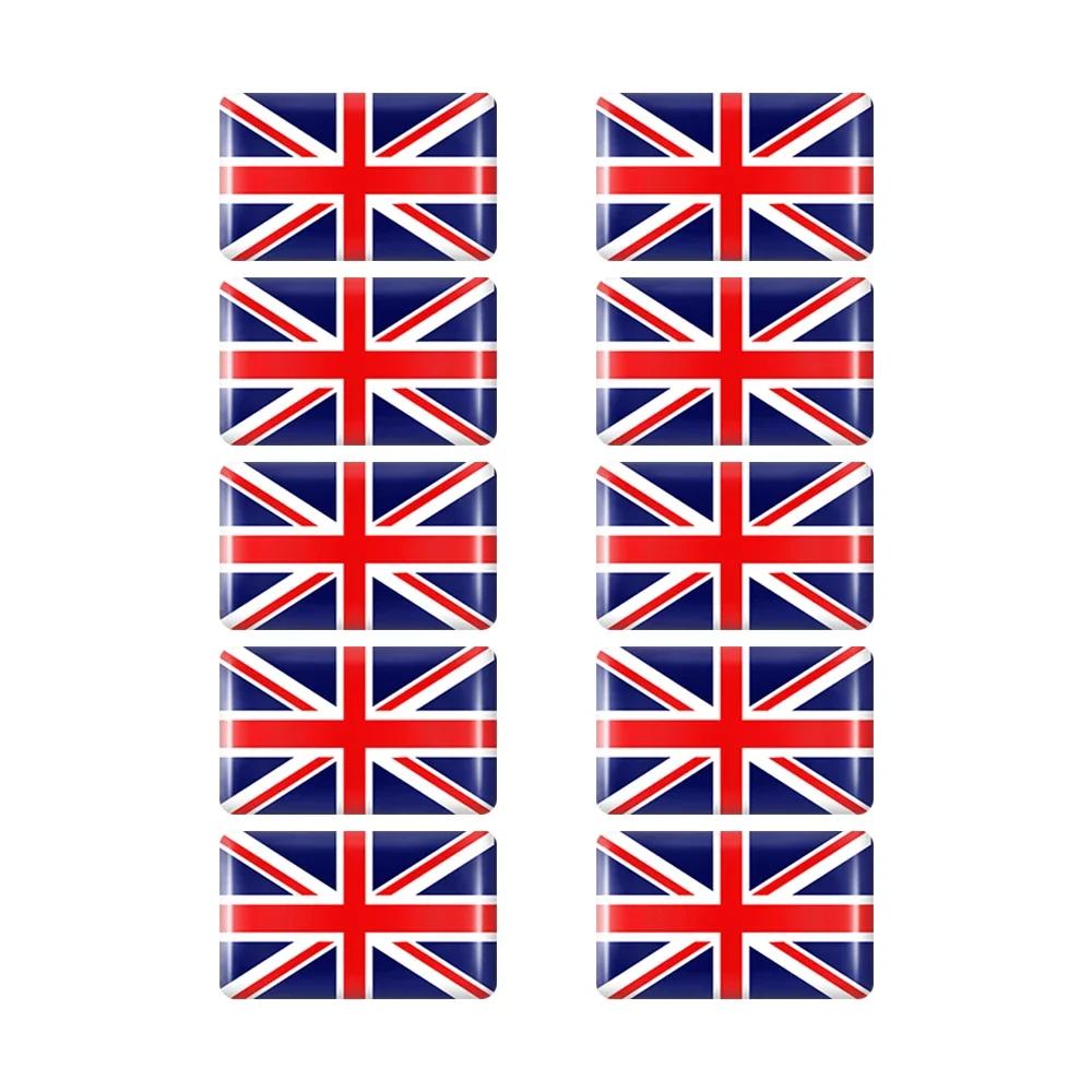 10pcs Epoxy Sweden Flags Sticker Car Interior Decoration Decal for VOLVO S40 S60 S80 S90 XC40 XC60 XC70 XC90 V40 V60 V70 Badge