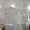 Casual Solid Color Linen Two Piece Sets Mens 2026 Spring Summer Fashion Short Sleeve Shirts and Shorts Outfits Men Linen Suits