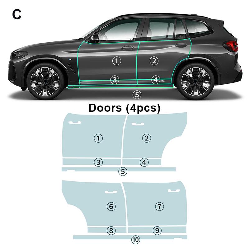 BMW iX3 M Sport TPU Paint Protection Film - Anti-Scratch & Brightening