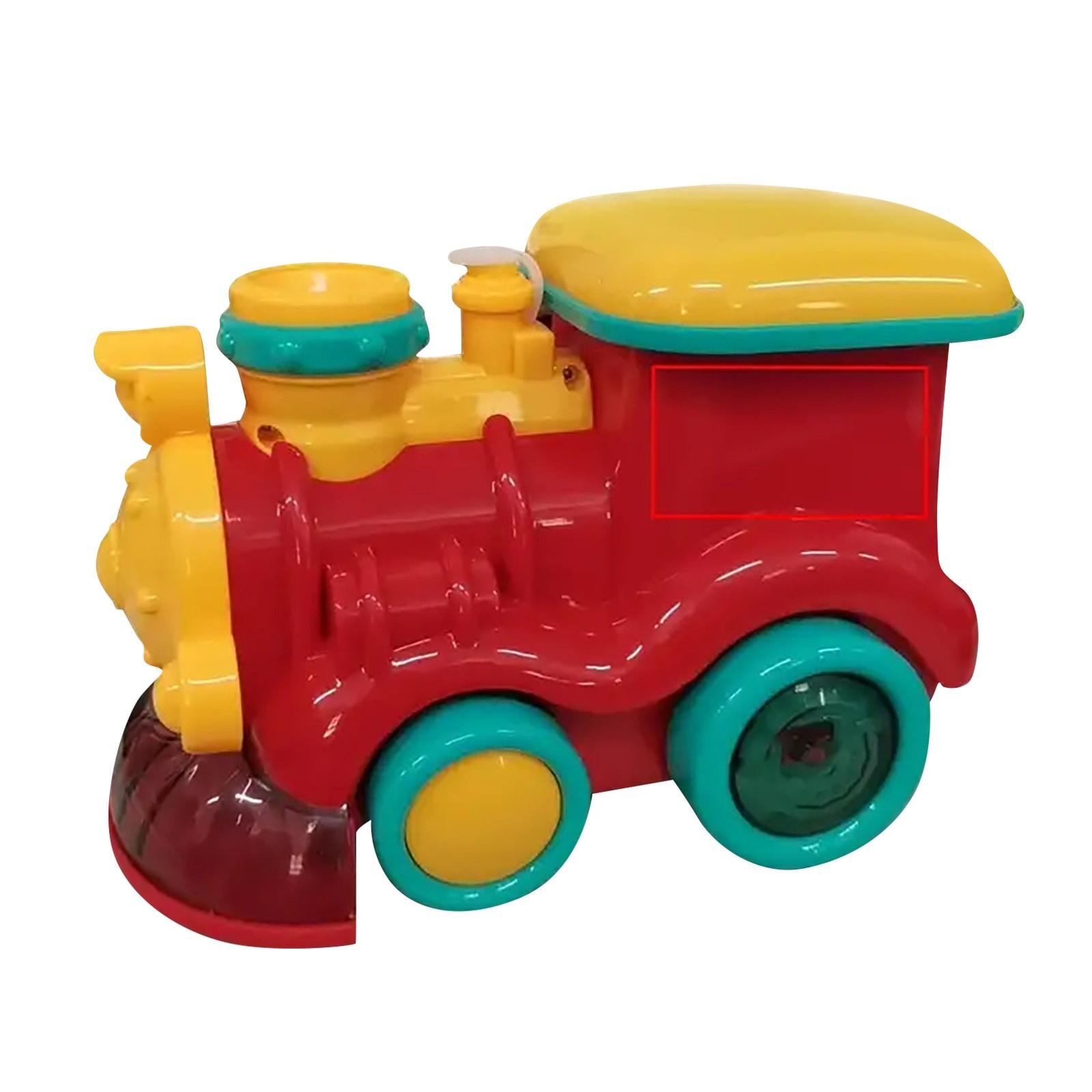 

Электрическая автоматическая машина для изготовления пузырьков, универсальный звуковой и световой поезд с пузырьками, детская игрушка, 50 мл One Size красный