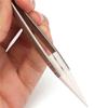 1/2pcs Ceramic Tip Tweezers, Anti-Static ESD Safe for Electronics Soldering, Stainless Steel Precision Pointed Fine Tip Tools