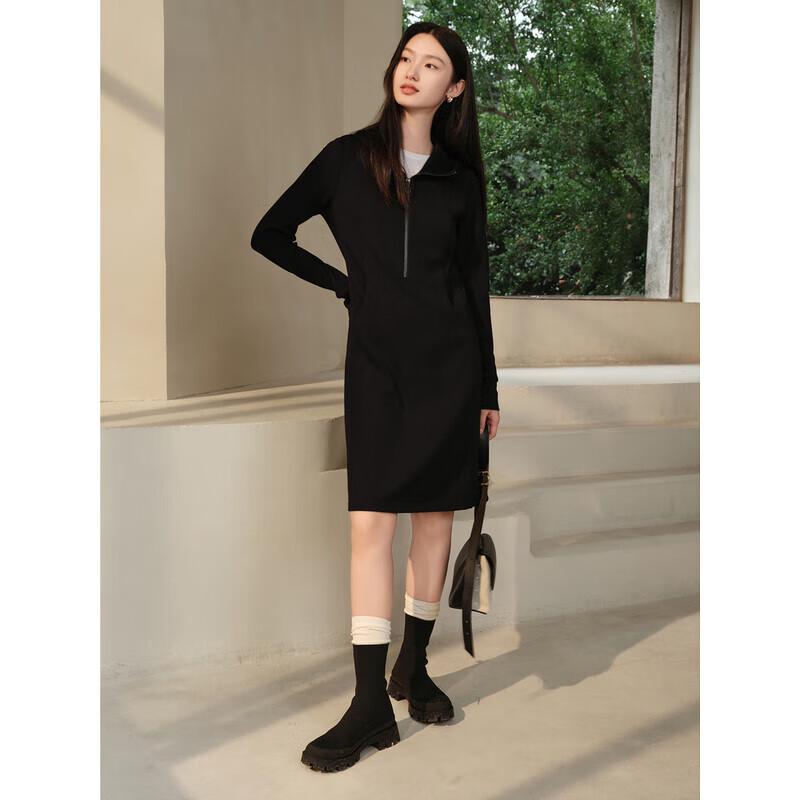 Jiu Zi Anna Karenina Geek Chic Zipper Air Layer Dress