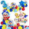 Circus Clown Star Balloon Set for Kids' Party Decor