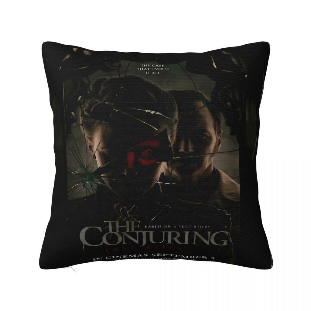 Pillow Case The Conjuring Last Rites Soft Pillow Cover Vintage Cushion Cover Custom DIY Pillowcases For Sofa Bedroom Home Decor