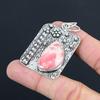 Sterling Silver Rhodochrosite Stone Handmade Mother Heart Chakra Wedding Pendant