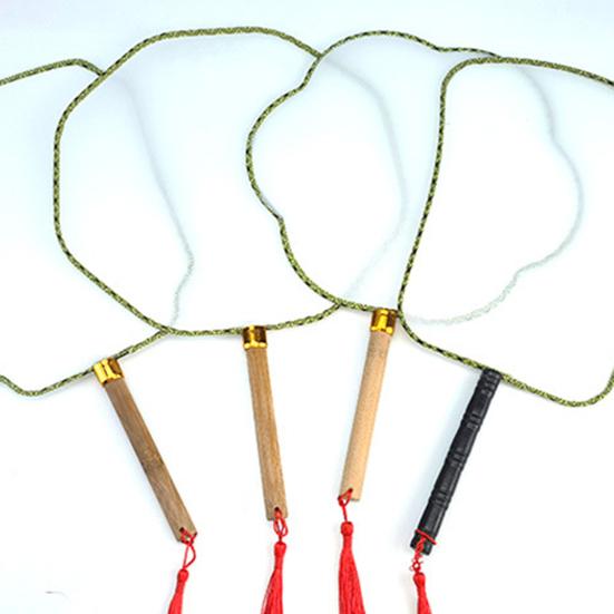 DIY Malířský Kulatý Vějíř s Dřevěnou Rukojetí Ručně vyráběný Dekorativní Vějíř Čínský Styl Nedokončený Ruční Vějíř Řemesla Dekorace