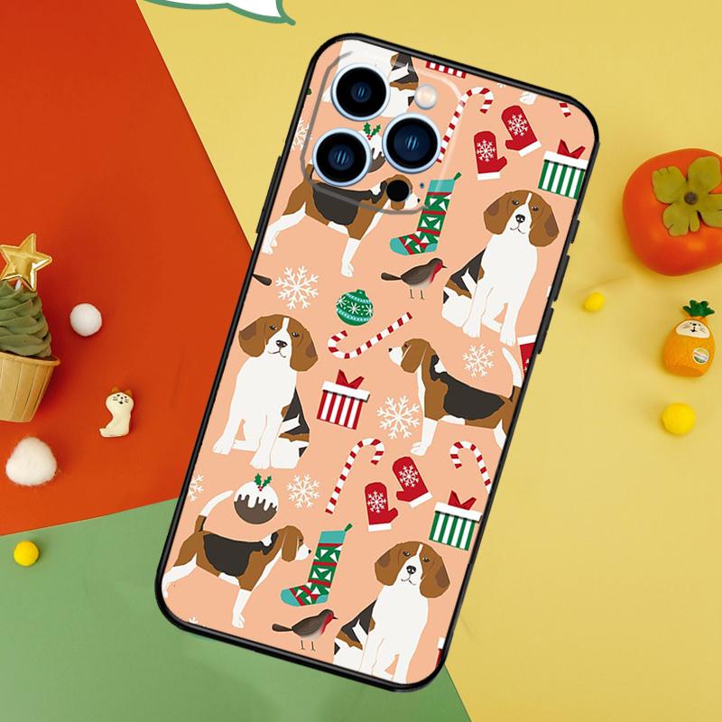 Beagle Dog Cute Cartoon Phone Case For iPhone 17 Pro Max 16 14 13 12 11 15 Pro Max Plus 12 13 Mini 16e 17 Air Cover