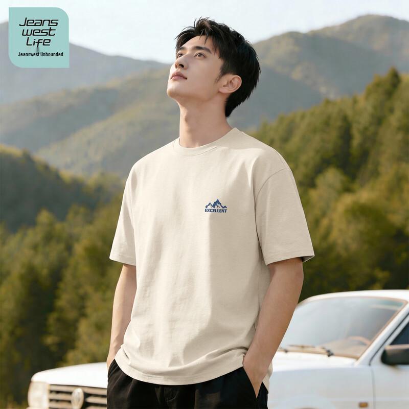 

JEANSWEST LIFE Men s Graphic Print Cotton T-Shirt L