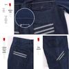 Men's Flame Retardant Denim Workwear Set for Spring and Autumn – Anti-Scald Protection for Electric Welders
