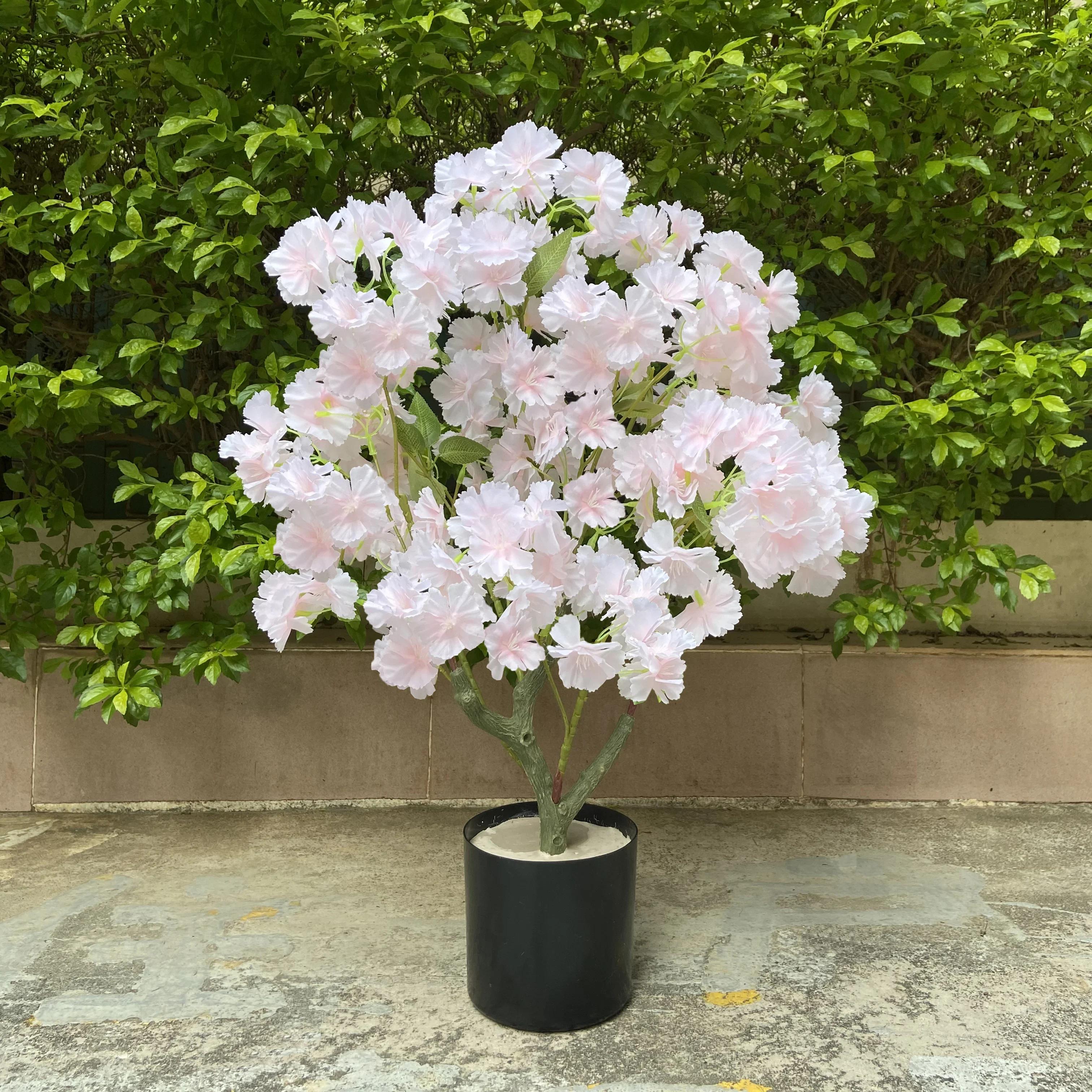 

For 50/100/120/150/180cm Artificial Cherry Blossom Tree Indoor Home Office Party Wedding Cherry Blossoms Bonsai Fake Potted Plan