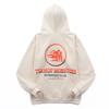 American high street trendy brand autumn and winter retro motorcycle eagle hooded sweater ins super, fire hoodie men's and women's same top