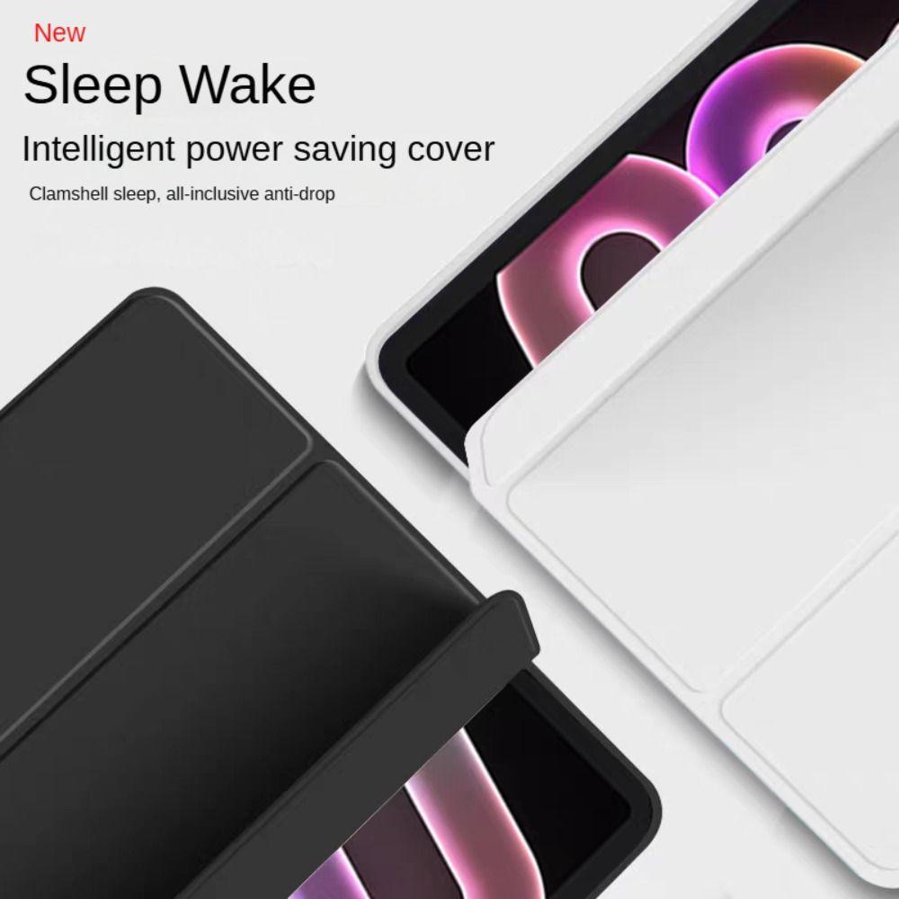 Auto Sleep/Wake 11.1" Tablet Flip Cover Tri-Folding Stand Soft Silicone Tablet Case for Lenovo Xiaoxin Pad Pro GT 2026