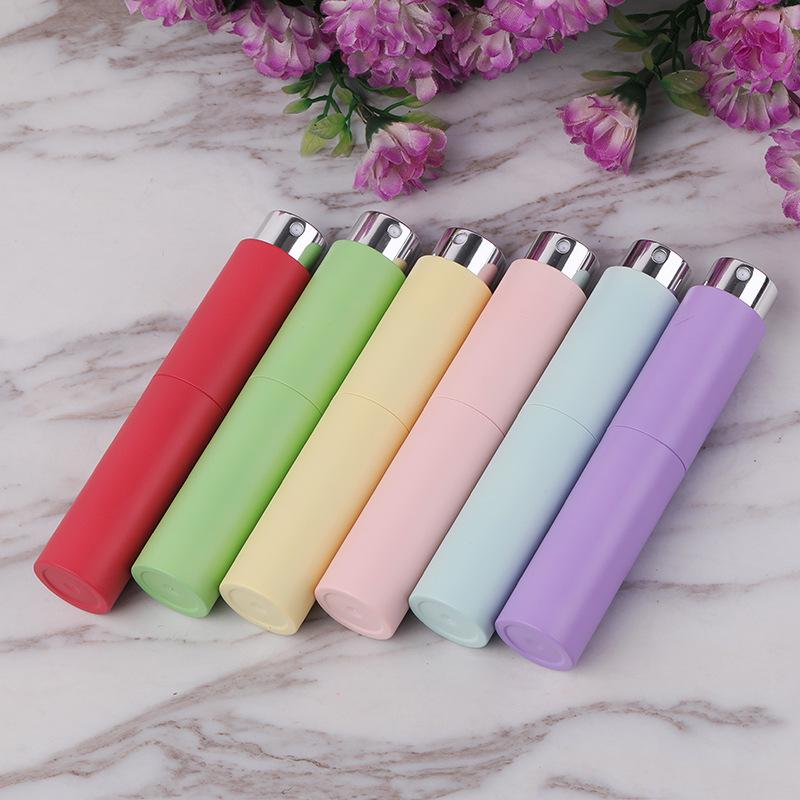 10ml Candy Color Twist & Retract Perfume Atomizer – High-End Portable Glass Spray Bottle