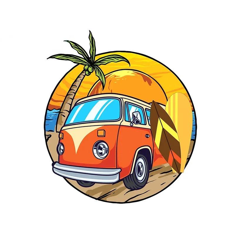 LYKX Fashion Camper Travel Car Stickers Vinyl Decals Car Motorcycle Bumper Body Rear Window Decorative Decals