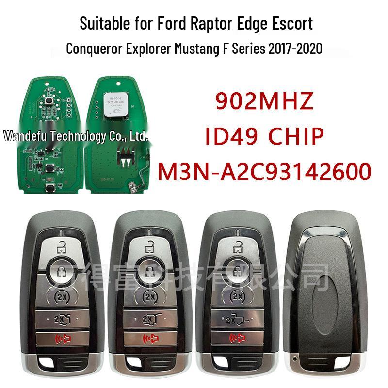 M2C-A2C93142600 Compatible with Ford Raptor, Mustang 46 Chip Key