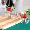 6x Glass Dip Sauce Bowl, Sauce Boat, Dip Bowl, Container, 7.5 Cm, 80 Ml