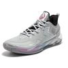 361 BIG3 5.0 Quick PRO Basketball Shoes Men's Low Top Silver White/Obsidian Black 672421111-20
