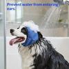 Noise Reduction Pet Calming Hood Waterproof Pet Bathing Cap Anti-Startle Cover  Bathing Use