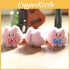 Piglet Cute Bow Keychain Cartoon Children Backpack Plush Pendant Gifts Doll