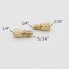 2pcs R410a AC Adapter 5/16" 1/4" SAE Male Female For Valve System Tool SAE External Thread 1/4" SAE Car Accessories