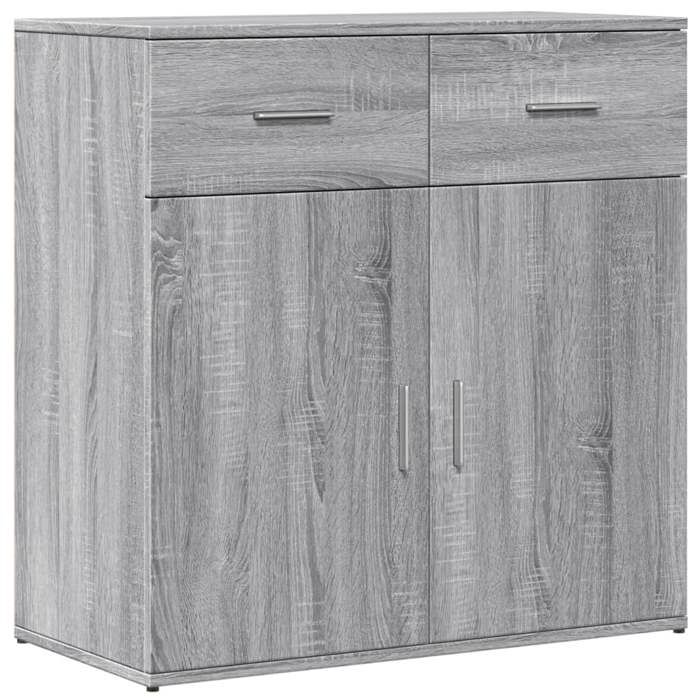 VidaXL Buffet, Sideboard with Drawers and Doors, Storage Furniture Living Room Lounge Interior, Modern, Sonoma 840525