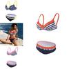 Trendy 2018 Fashion Bikinis Set For Women With Push-up Padded Design And Polka Dots