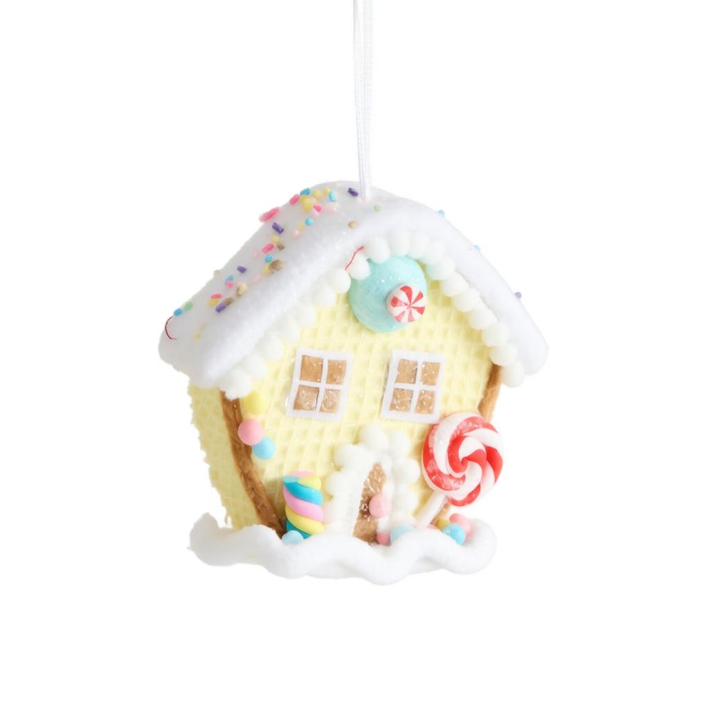 Christmas Tree Hanging Ornaments, Festive Velvet Candy Cane Decorations for Holiday Home Decor