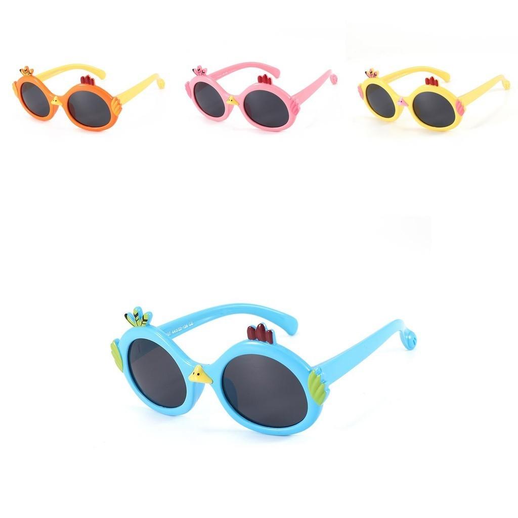 Fashionable Polarized Childrens Sunglasses Cartoon Chick Style Protection Uv