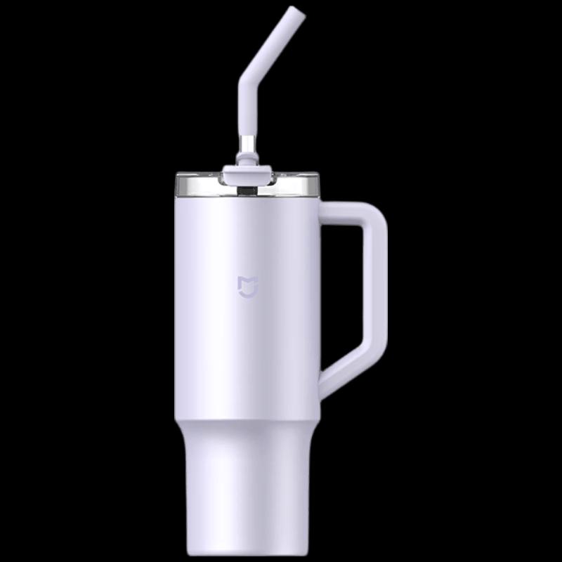 Xiaomi 1L Stainless Steel Straw Thermos Bottle