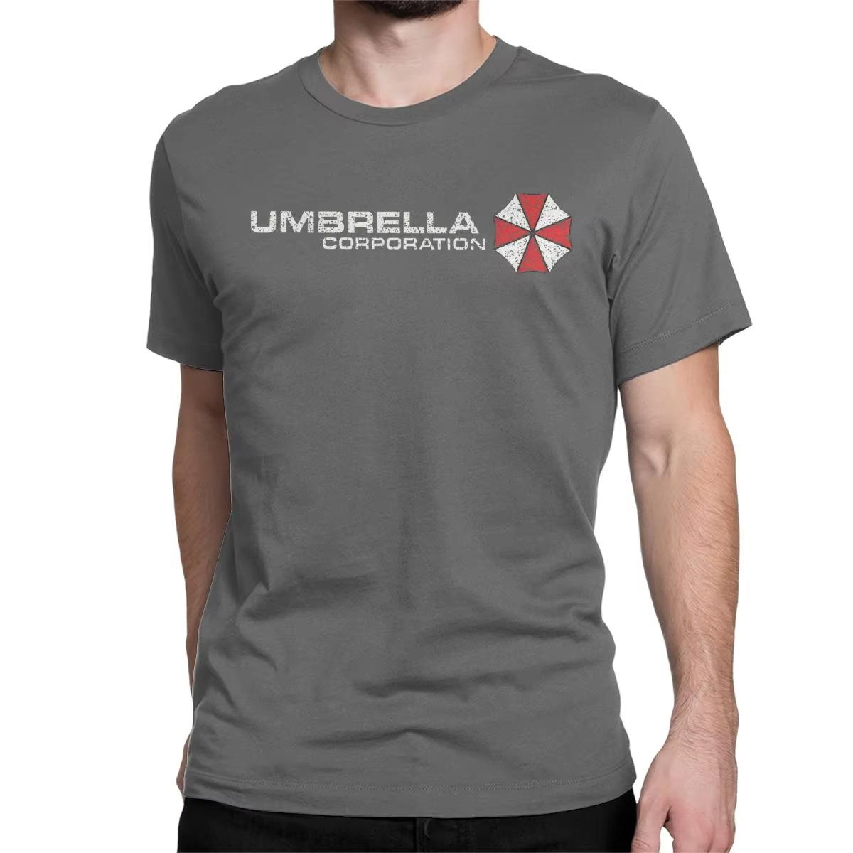Comfortable season Resident Umbrella Corp Eviled T-shirt Heren Dames Game Casual 100% Katoen T-shirt Korte Mouw T-shirt Nieuwe Aankomst Tops L