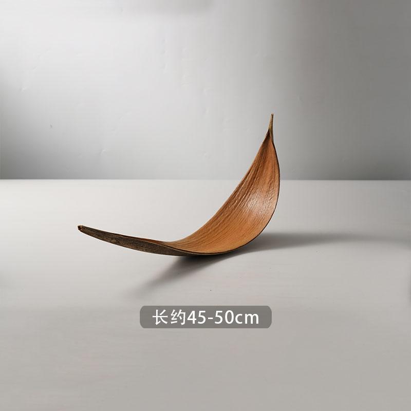 Creative Natural Cocoa Leaf Plate Restaurant Irregular Display Plate Dessert Plate Decorative Tray Creative Leaf Shape Tableware