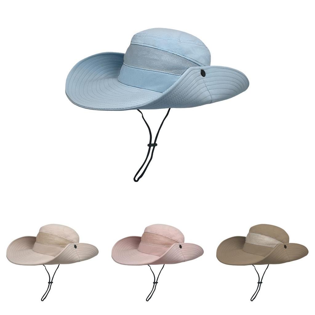 Outdoor Sun Hat Men Women Large Brim Fisherman Cap With Uv Protection For Beach Fishing