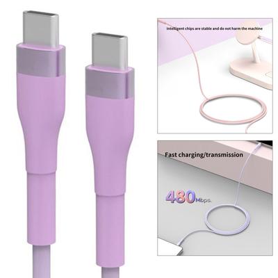 Cavo di ricarica USB C a USB C Cavo dati di ricarica rapida Dual Type C da 100 W per ricarica rapida e trasferimento dati