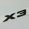 3D ABS Logo X3 Emblem Letters Badge Car Rear Trunk Sticker For BMW X3 F25 E83 G01 G45 Xdrive 20d 30d 20i 28i 30i 35i Accessories BX9