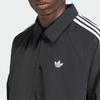 adidas Originals Three Stripes Coach Comfortable Loose Fit Polo Button Jacket Men Jacket KE3598