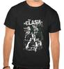 The Clash Logotyp Rockmusik SVART T-shirt - 1079-